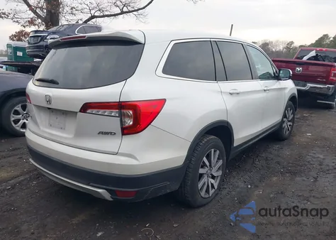 2020 Honda Pilot Awd Ex-L z USA, uszkodzony, nr VIN 5FNYF6H55LB070233
